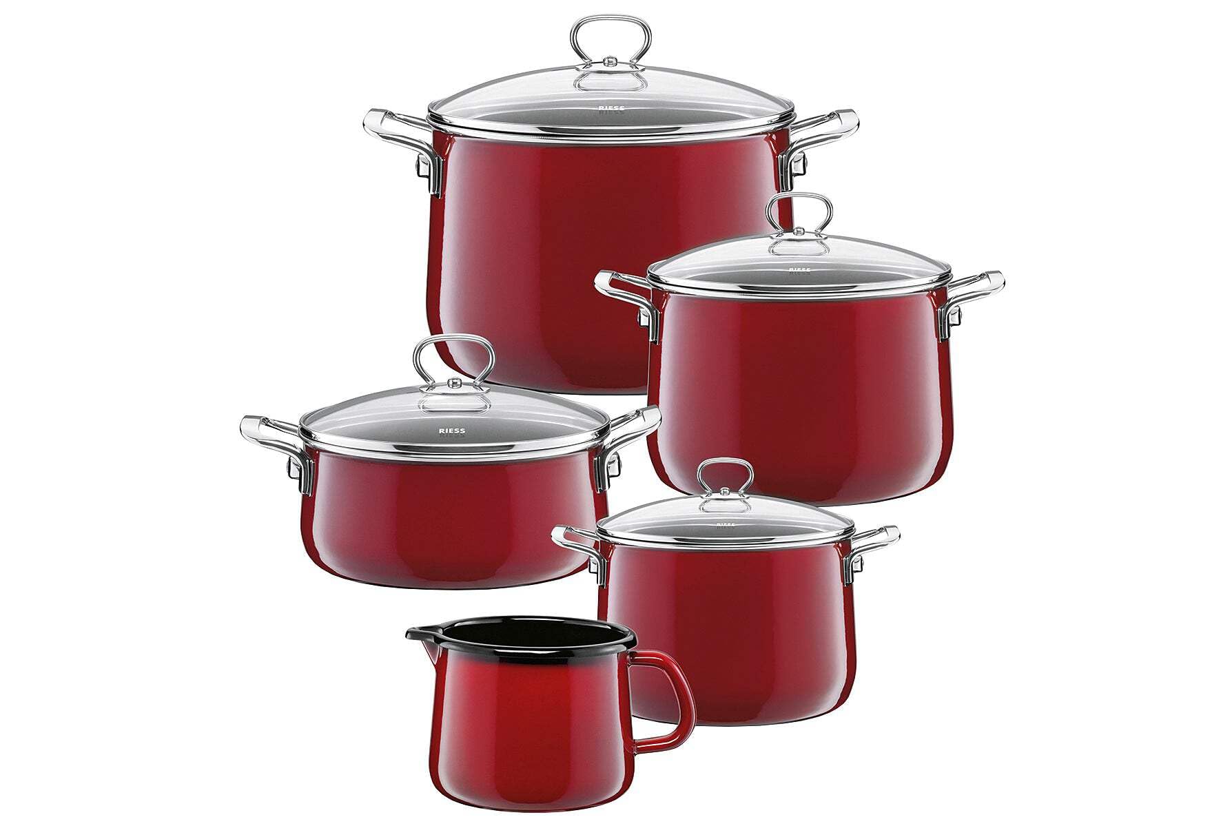 riess-0546-036-emaille-topf-sparset-5-teilig-nouvelle-smaragd-10-0-liter image 6