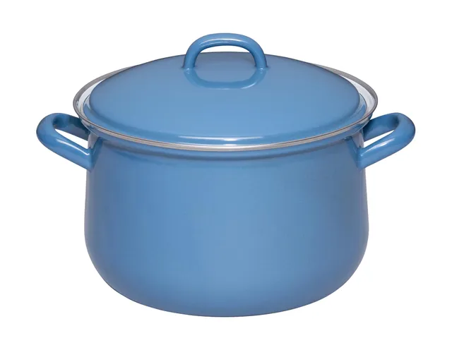 riess-topf-mit-deckel-20-cm-3-5-liter-nature-blue-emaille-made-in-sterreich image 1