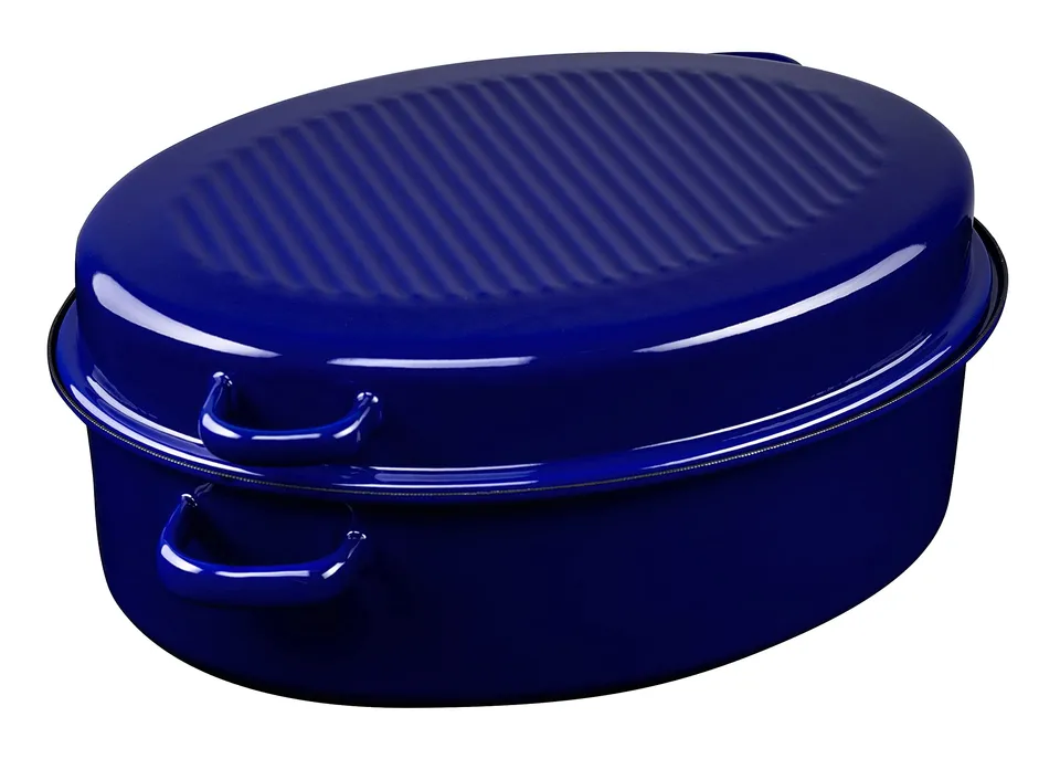 riess-classic-g-nsebr-ter-oval-42-cm-9-0-liter-emaille-blau-induktion image 1