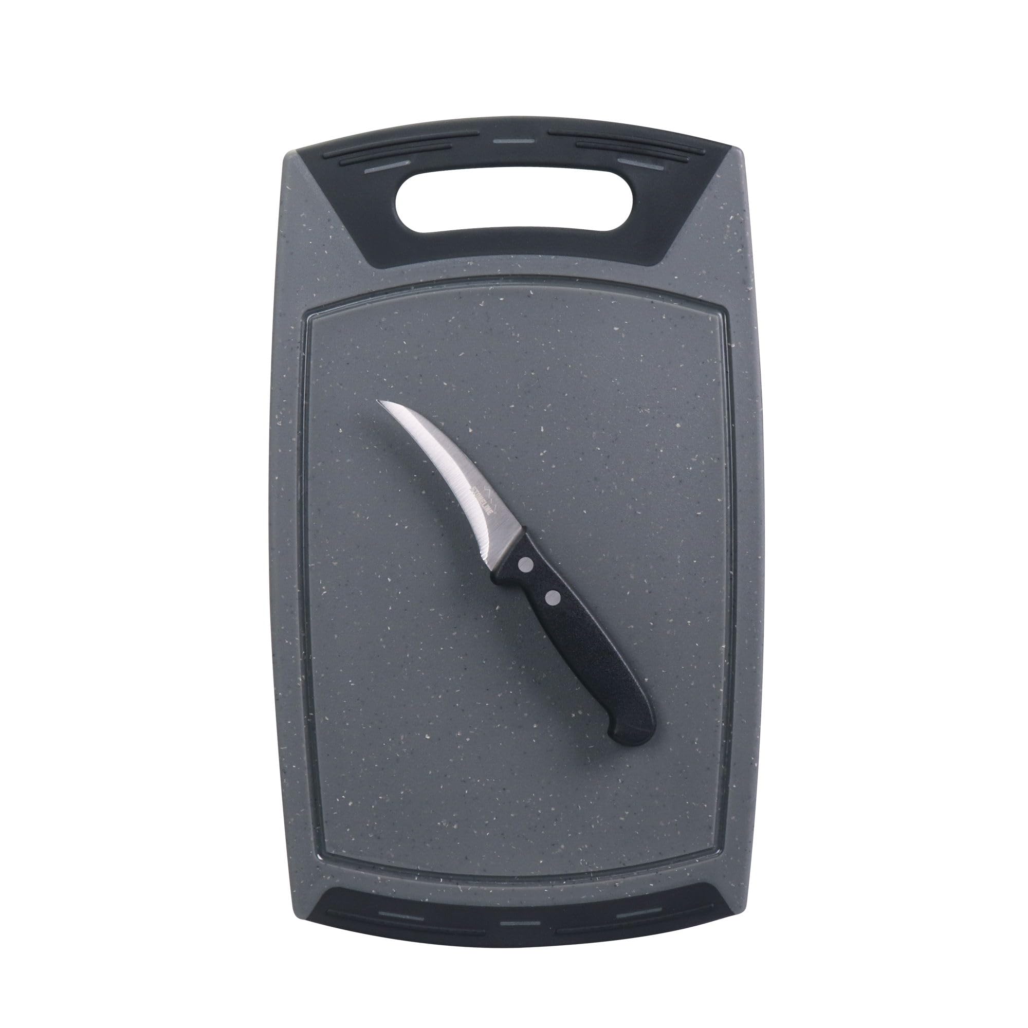 stoneline-2-teiliges-set-schneidebrett-36-x-22-cm-gem-semesser-9-cm-edelstahl image 1